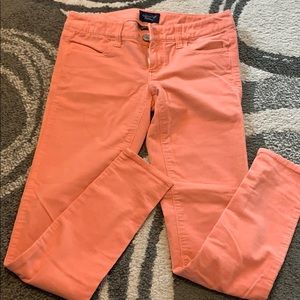 Salmon corduroy pants